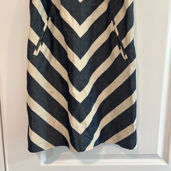 Anthropologie Postage Stamp Women's Sleeveless Linen Sundress Size 2 - Picture 8 of 8